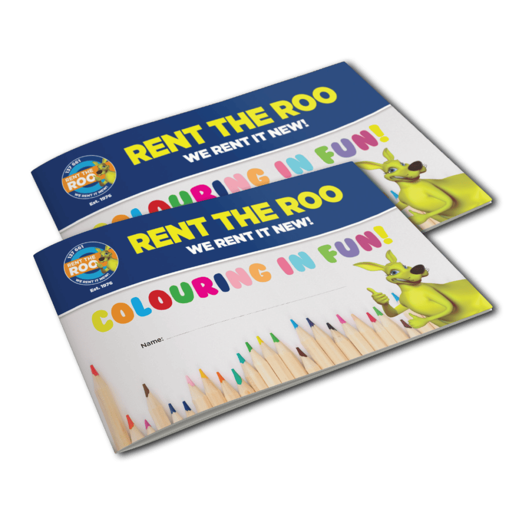 A5 Colouring Book - Rent-the-Roo